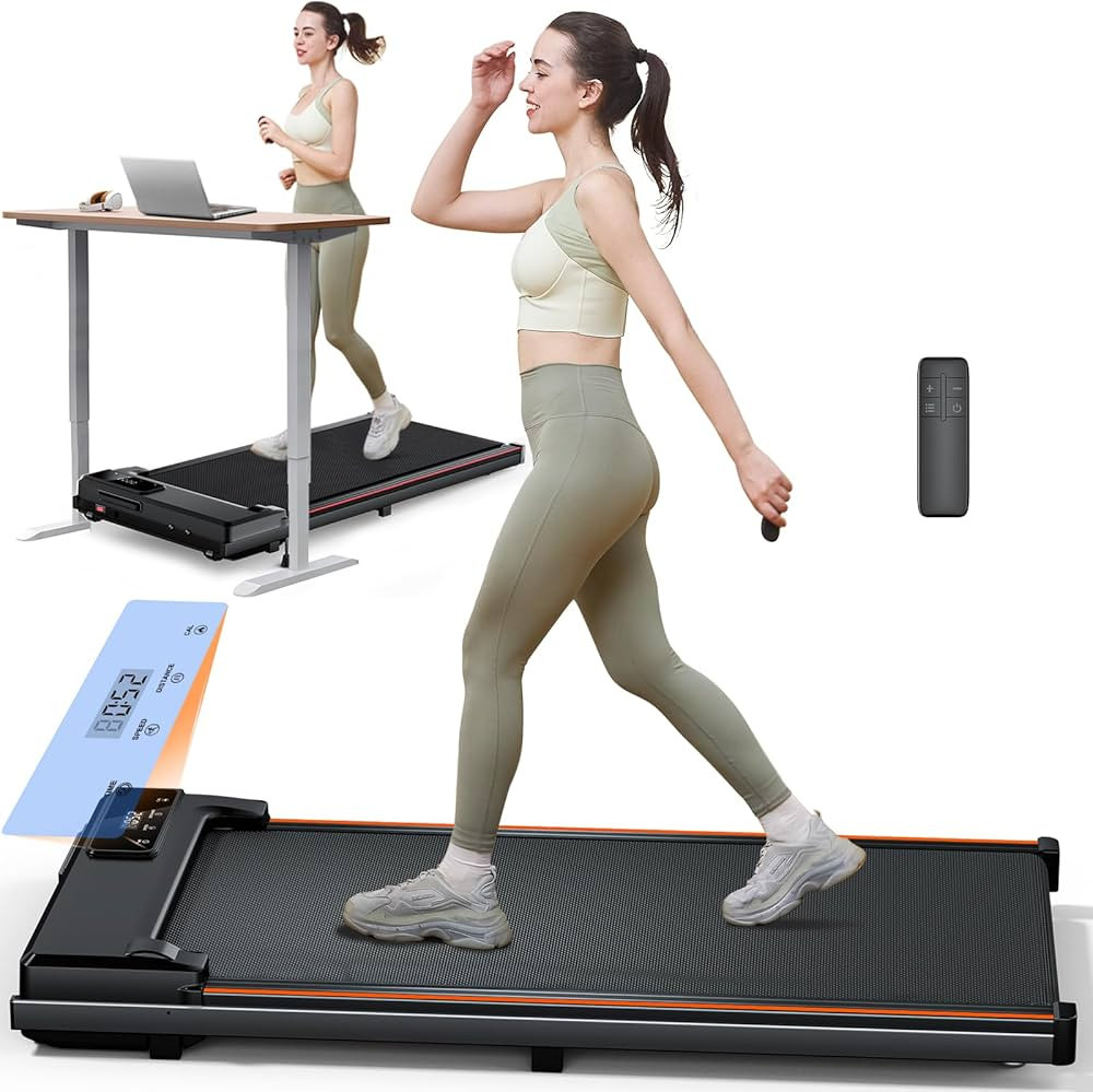 Walking Pad Treadmill with Incline, Portable Under Desk Treadmill with Incline, 2.5HP Folding Tre... | Amazon (US)