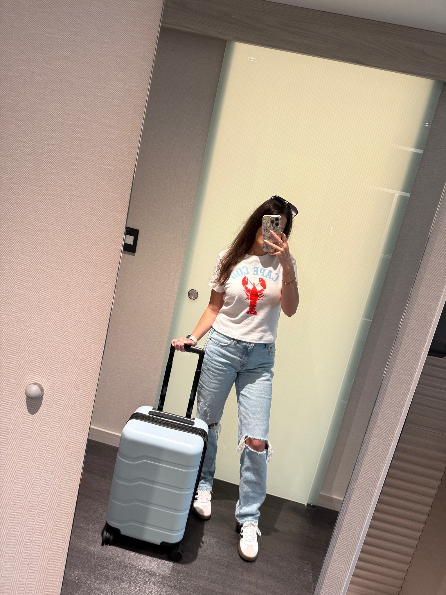 my carryon suitcase is on major sale! I’ve never seen the price this low. The quality is great. 

Travel, carry on, suitcase, vacation,

#LTKSaleAlert #LTKTravel #LTKvlog