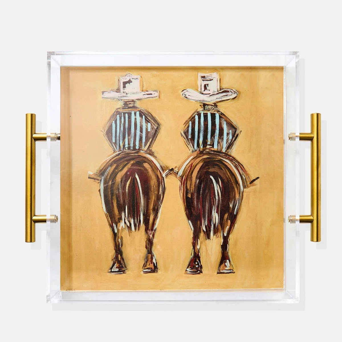 Beer For My Horses Large Tray | Tart By Taylor