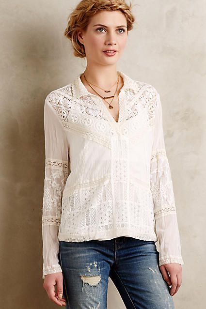Abbey Lace Blouse | Anthropologie (US)