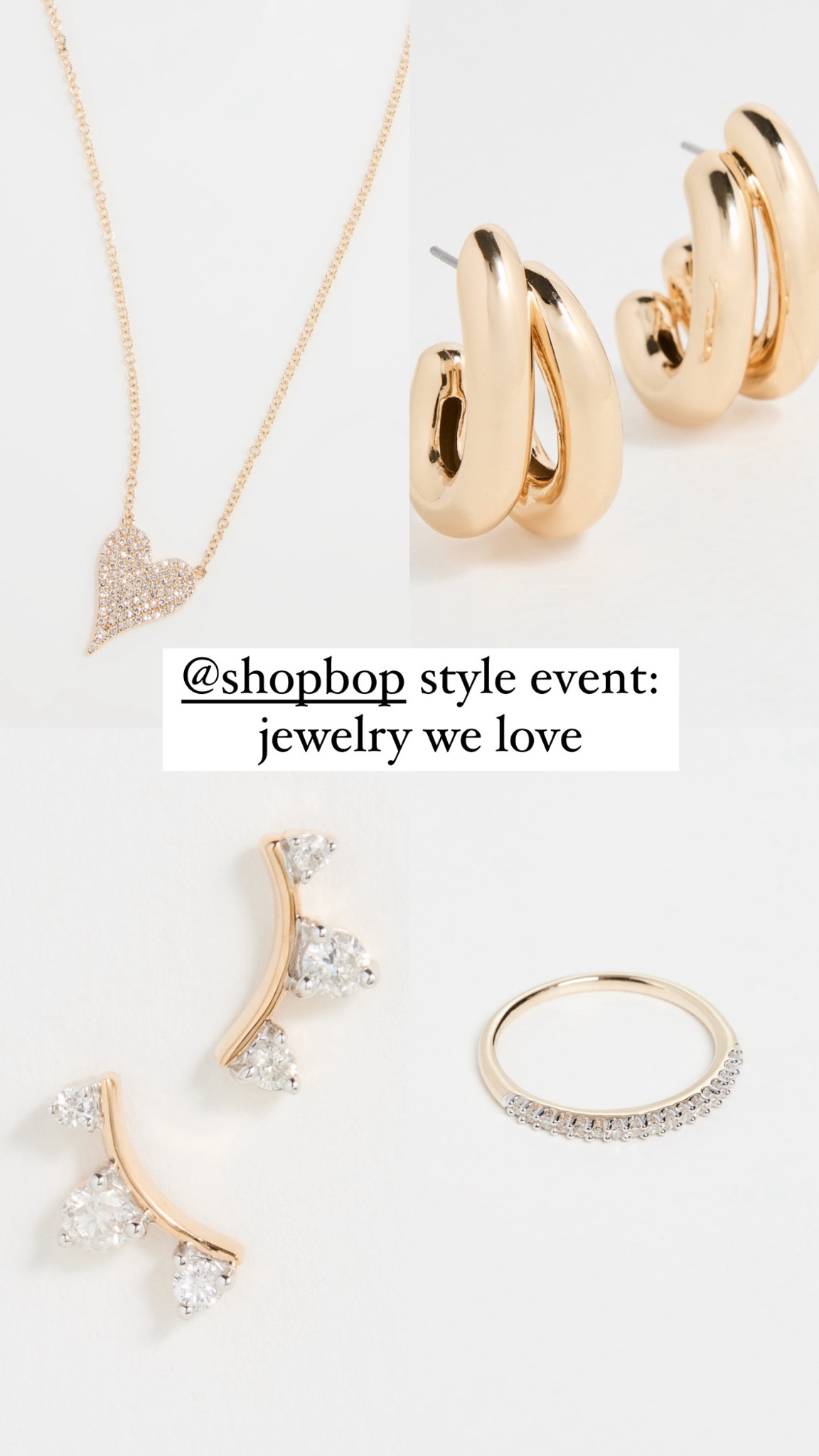 Shopbop Style Event: Jewelry
Use Code: STYLE

#LTKsalealert #LTKfindsunder100 #LTKstyletip