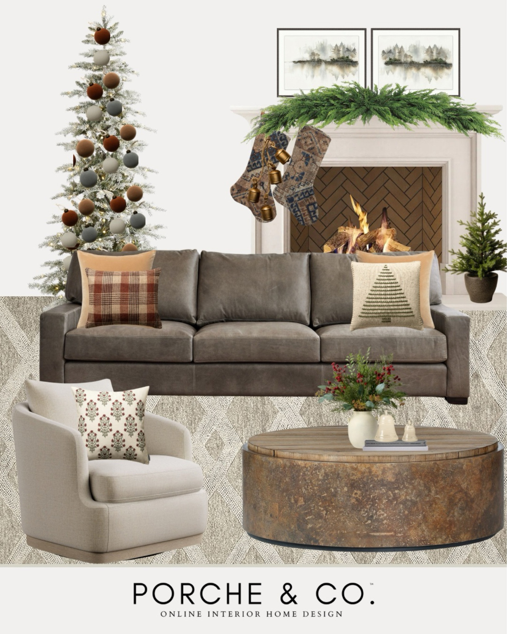 Curated collection, Christmas decor, Christmas tree, Christmas garland 
#visionboard #moodboard #porcheandco

#LTKHome #LTKSeasonal #LTKHoliday