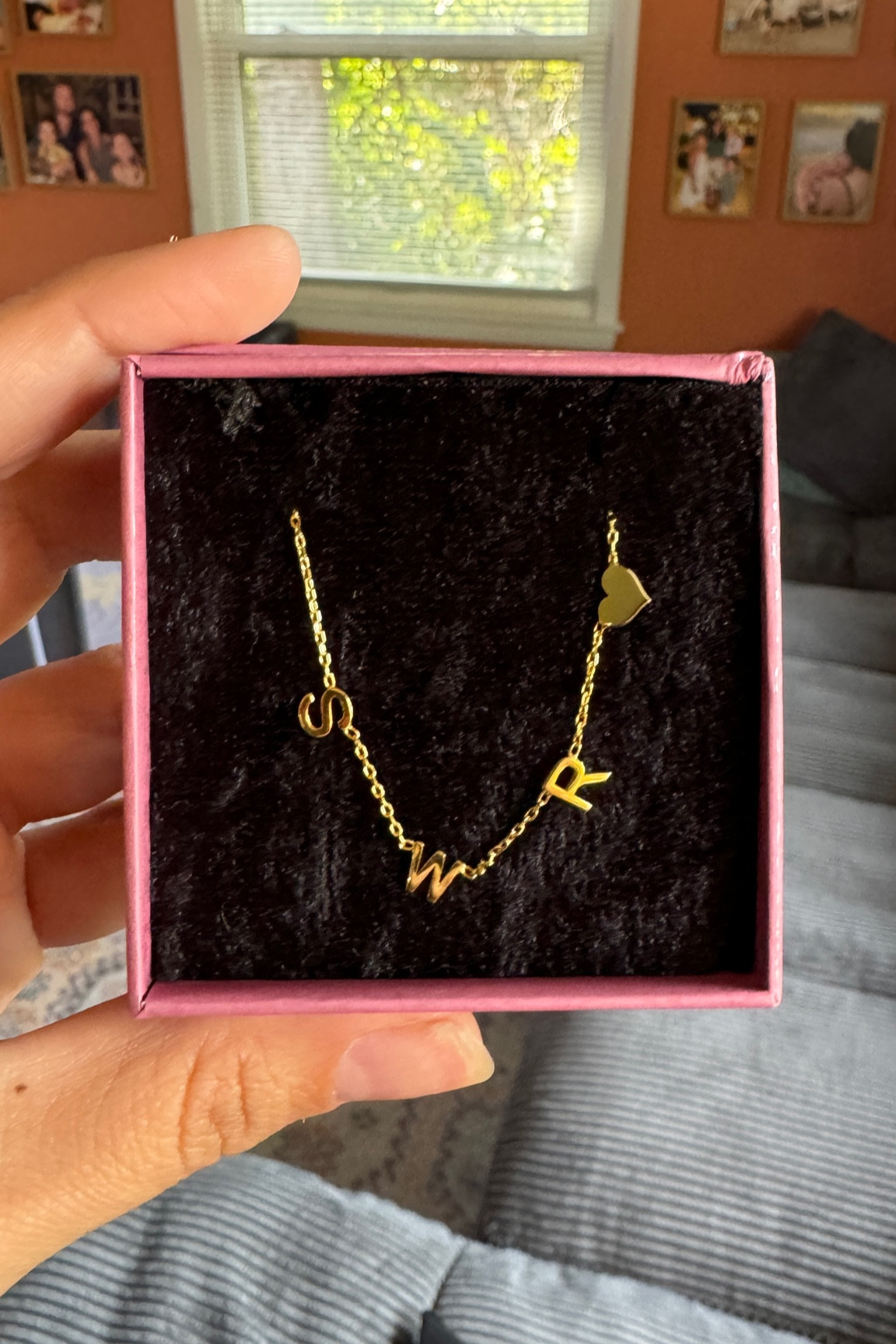 My last initial necklace broke after months of wearing it everyday so I had to get a new one! It’s so dainty and cute. My fav mama necklace with all my kids initials on it 🤍

#LTKMidsize #LTKBaby #LTKFamily