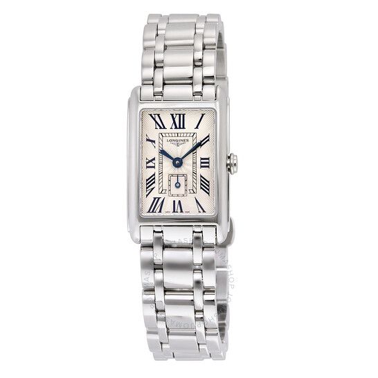 Longines Dolce Vita Silver Dial Stainless Steel Ladies Watch L52554716 | Jomashop.com & JomaDeals.com