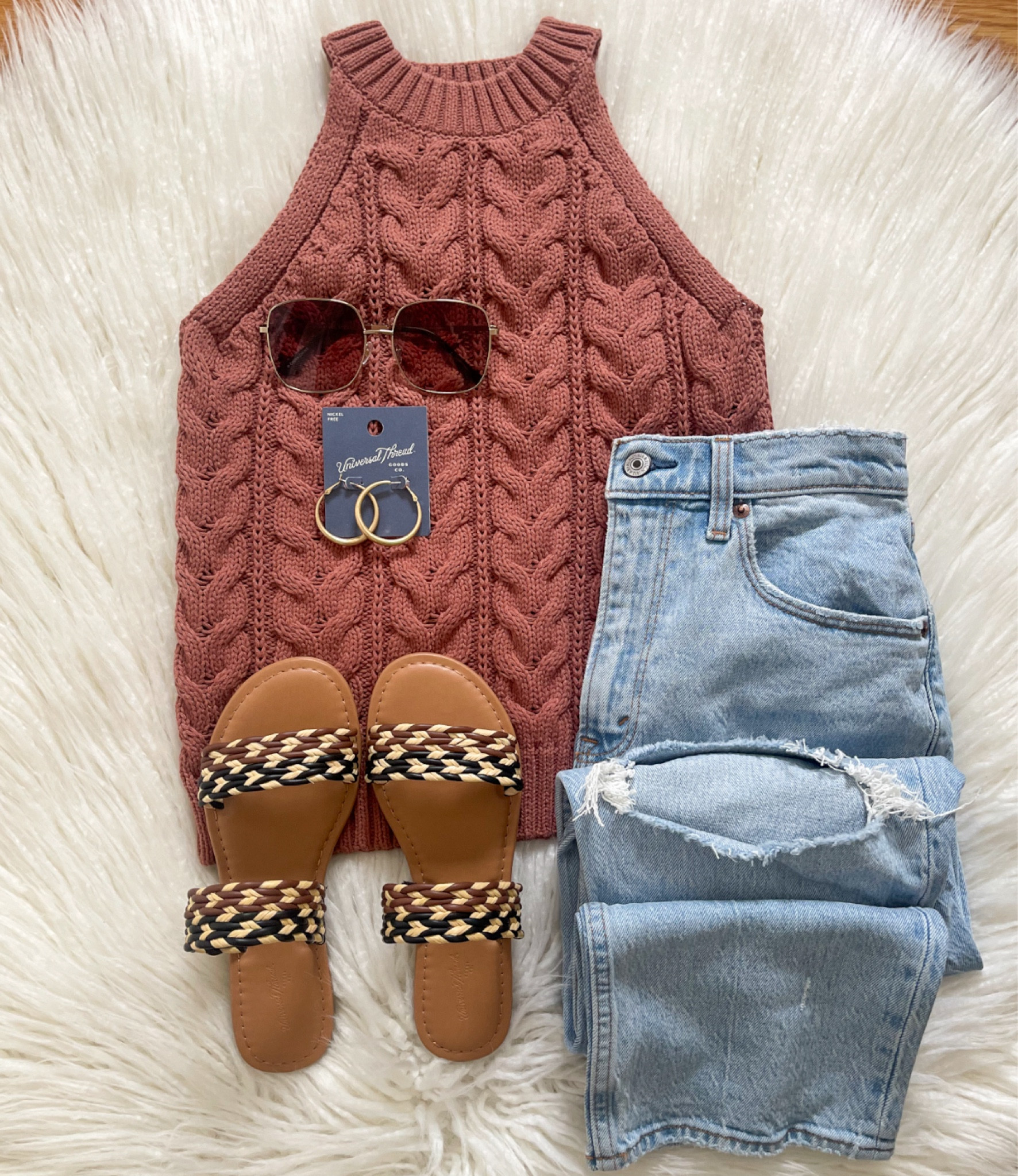 Sharing this Sweater Tank in brown with you tonight!  Loving this color & the details!  It comes in 5 color options. If it’s not available in your size/color be sure to set your restock reminders!  Styled it with my favorite Abercrombie jeans (currently 20% off) & Target sandals!  Check out links in my bio & stories 🤎 Hope you are all having a Happy Easter!

#LTKsalealert #LTKfindsunder50 #LTKstyletip