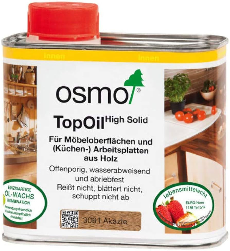 Osmo 3061 0.5 Litre Top Oil - Acacia | Amazon (UK)