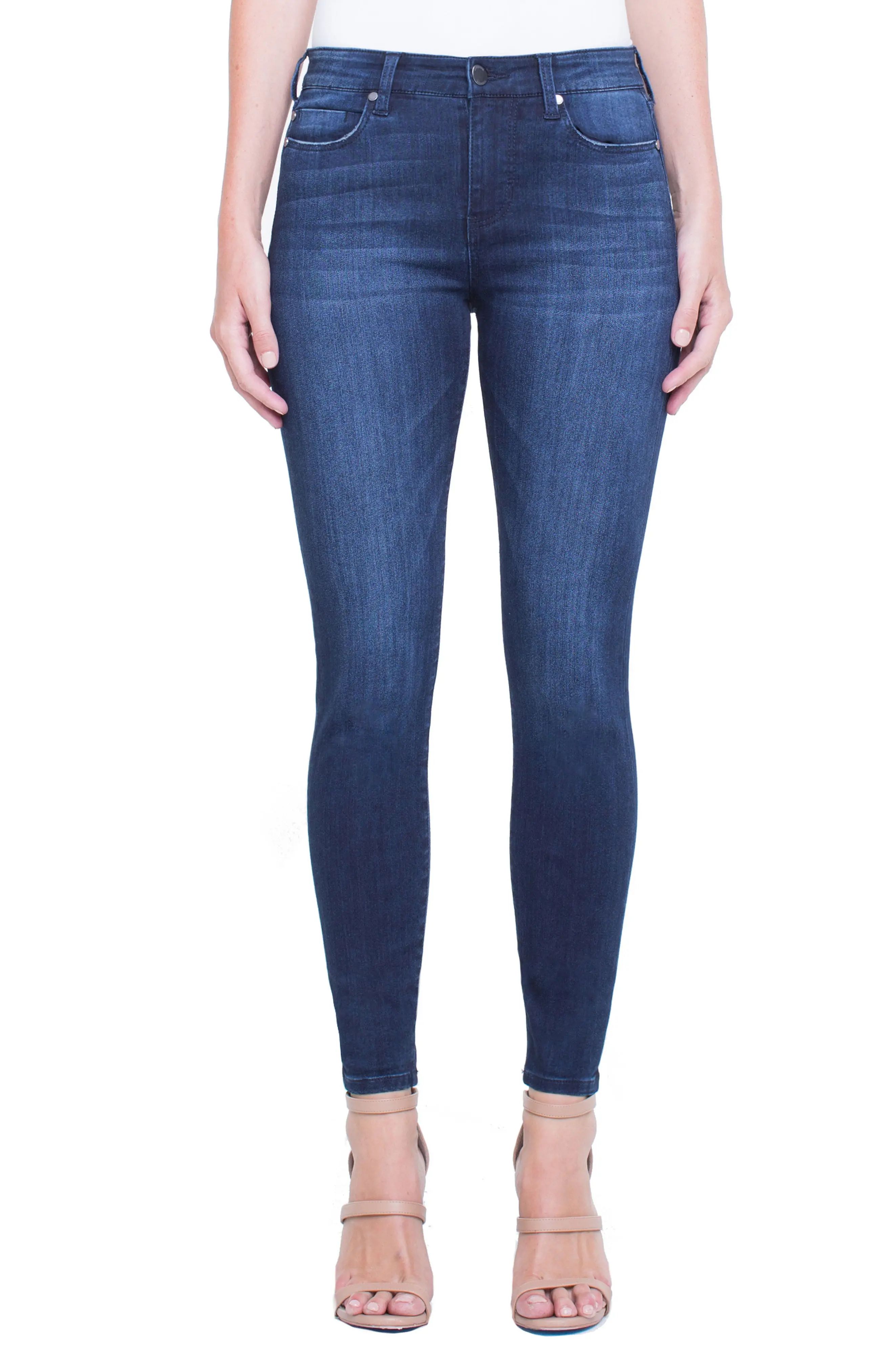 Liverpool Jeans Company Penny Ankle Skinny Jeans, Size 4P in Westport Wash at Nordstrom | Nordstrom