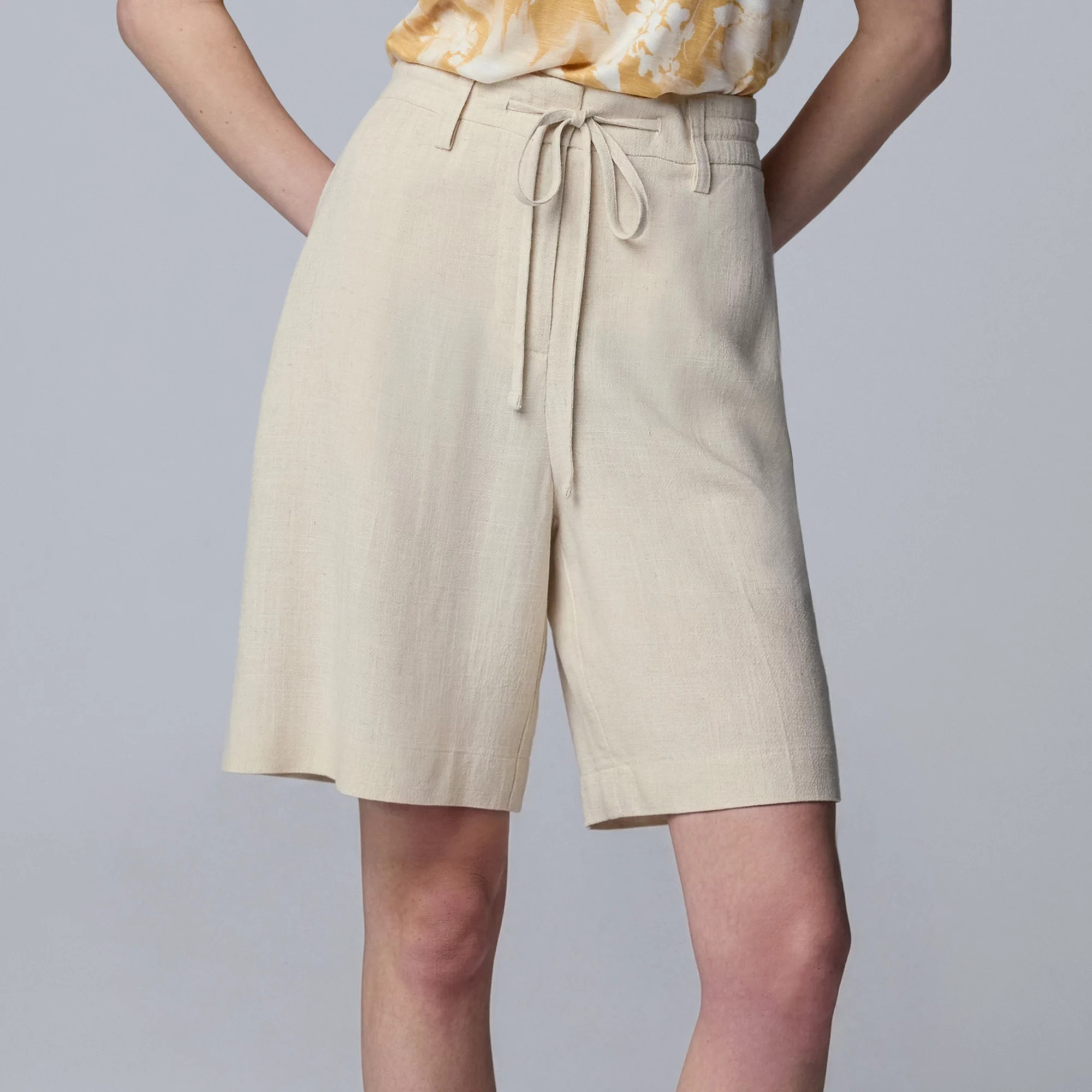Women's Simply Vera Vera Wang Drapey Drawcord Shorts | Kohl's