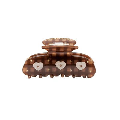 Sweetheart Clip in Cuddle Me Gingham | Emi Jay