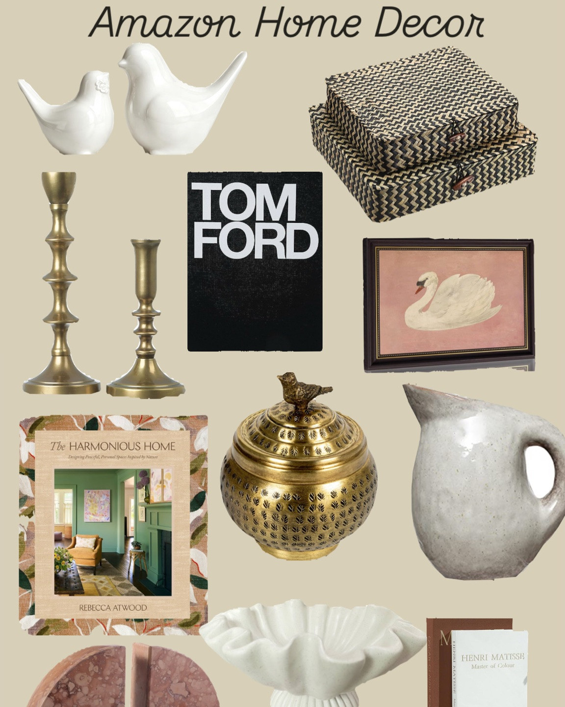 I have almost all of these and I would recommend 100%. All so affordable and so cute for built-ins or table top or a cute cabinet that needs a little extra something!

#LTKHome #LTKSaleAlert