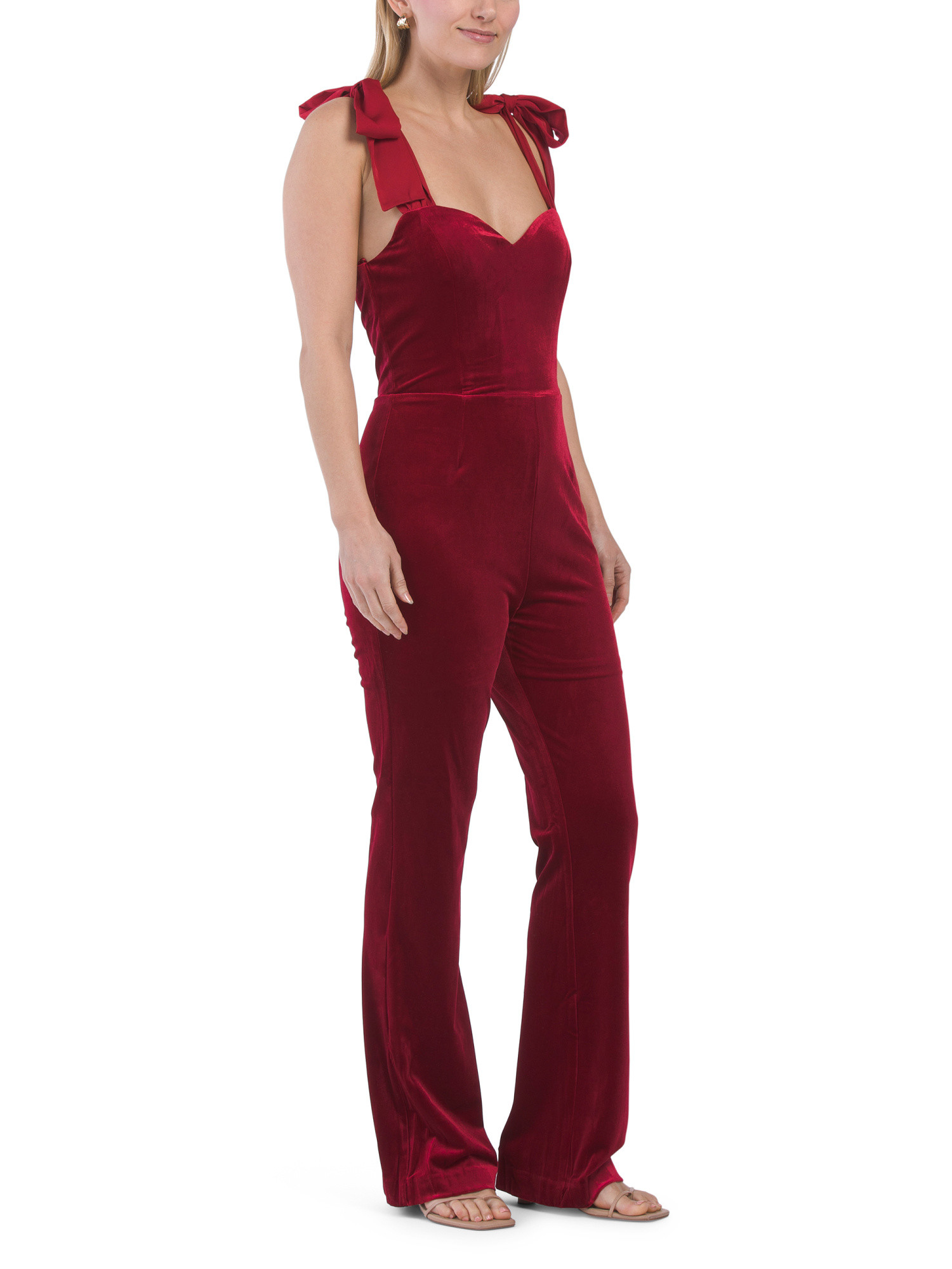 Velvet Sweetheart Neck Jumpsuit | Jumpsuits & Rompers | Marshalls | Marshalls