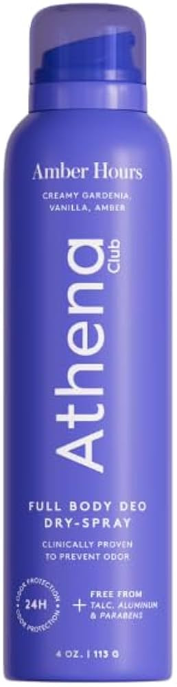 Ath~ena~ Club Dry Touch Deo Body Spray Amber Hours (Pack of 1) | Amazon (US)