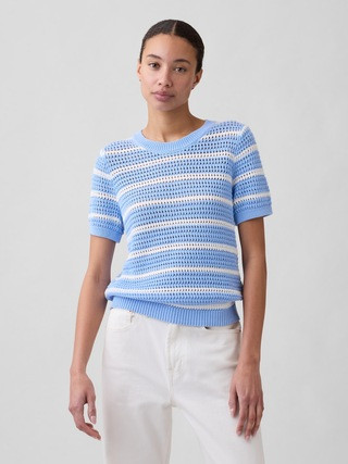 Relaxed Crochet Top | Gap Factory