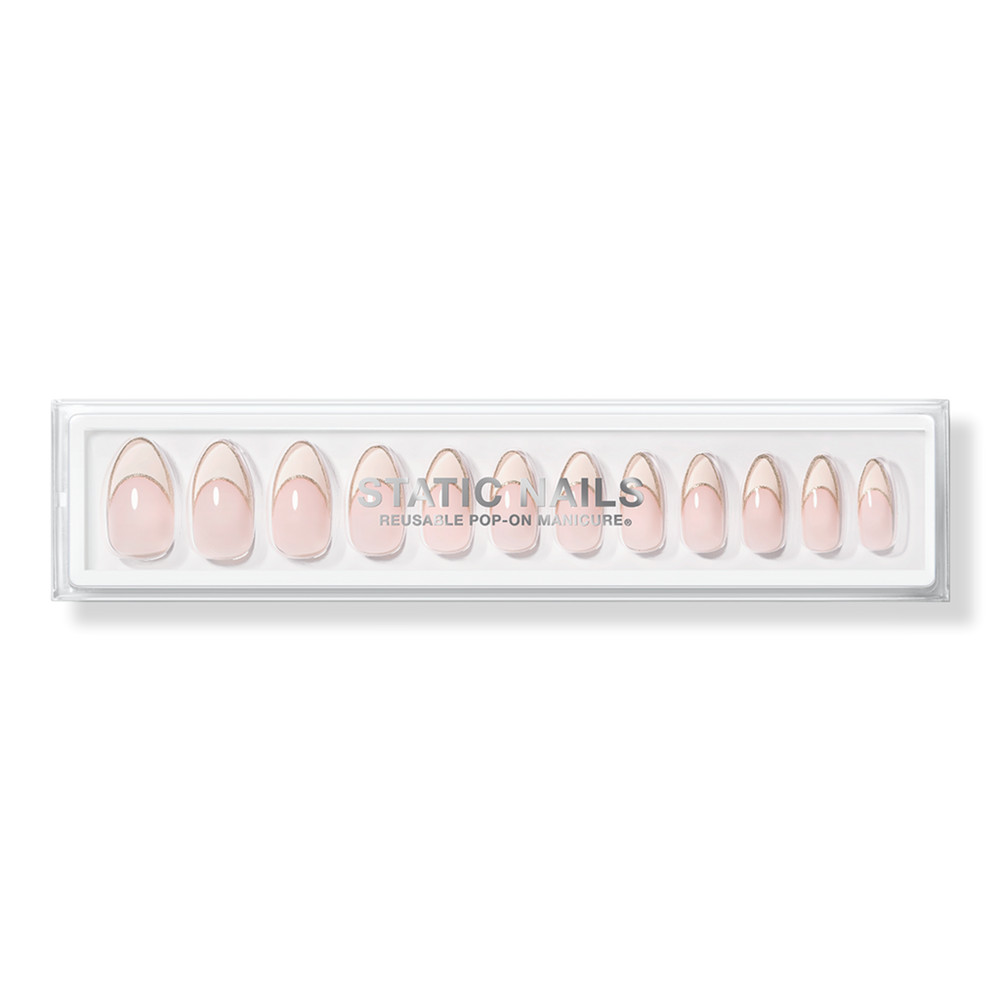Static Nails At The Ivory Almond Reusable Pop-On Manicures | Ulta