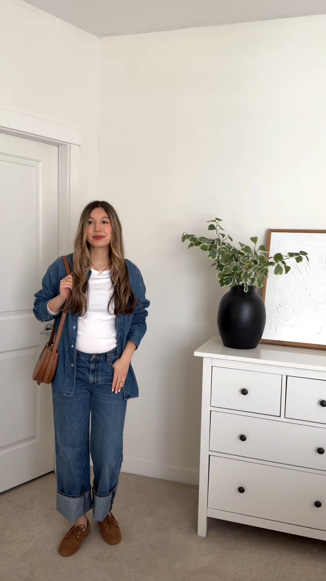 Living in this denim set! I sized up in the jeans and they’re perfect for pregnancy!! 

#LTKmaternity #LTKcanada