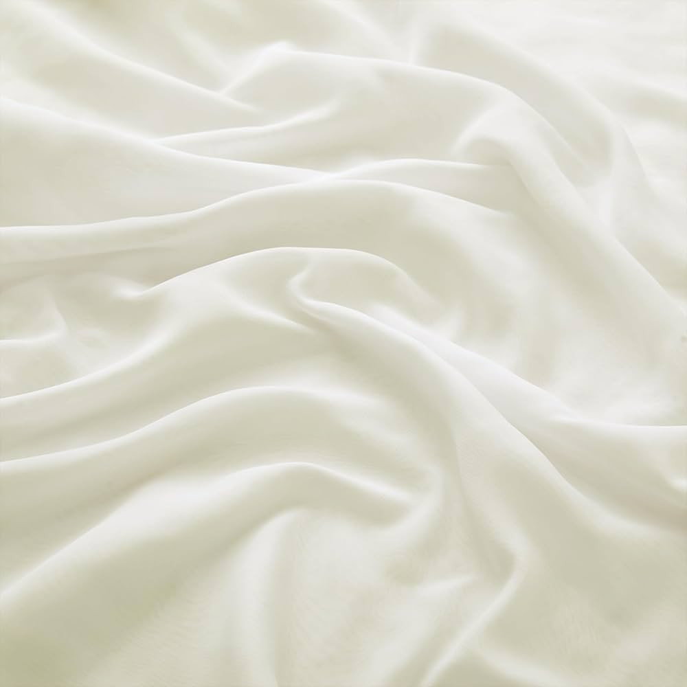 VACVELT Ivory Chiffon Fabric by The Yard, 60 Inch Wide Chiffon Sheer Fabric Bolt Wedding Draping ... | Amazon (US)