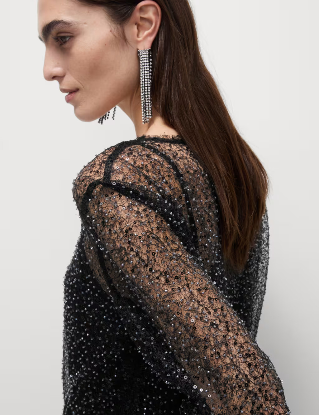 Sequin Regular Fit Top | Marks & Spencer (UK)