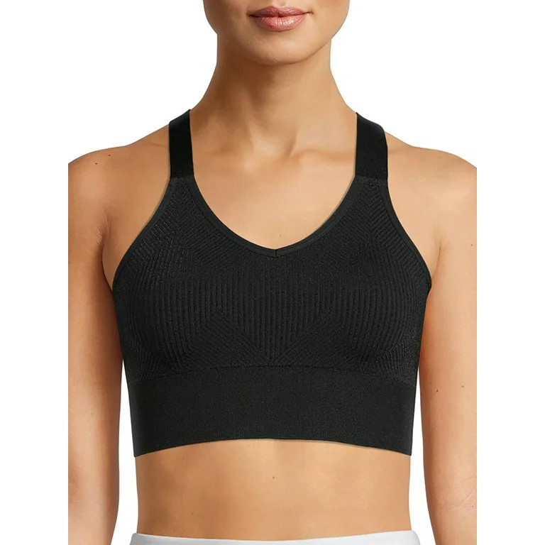 Avia Women's Medium Support Cross Back Sports Bra - Walmart.com | Walmart (US)