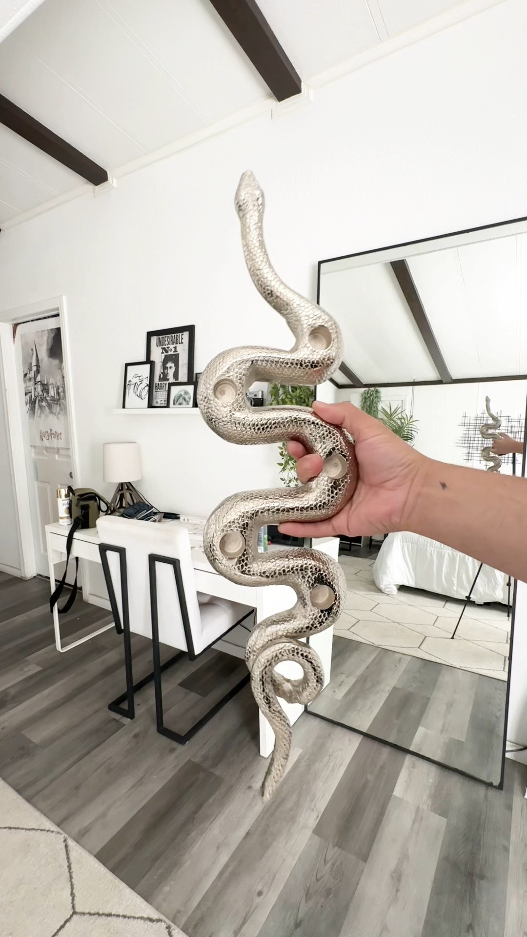 Nagini candelabra pottery barn dupe 