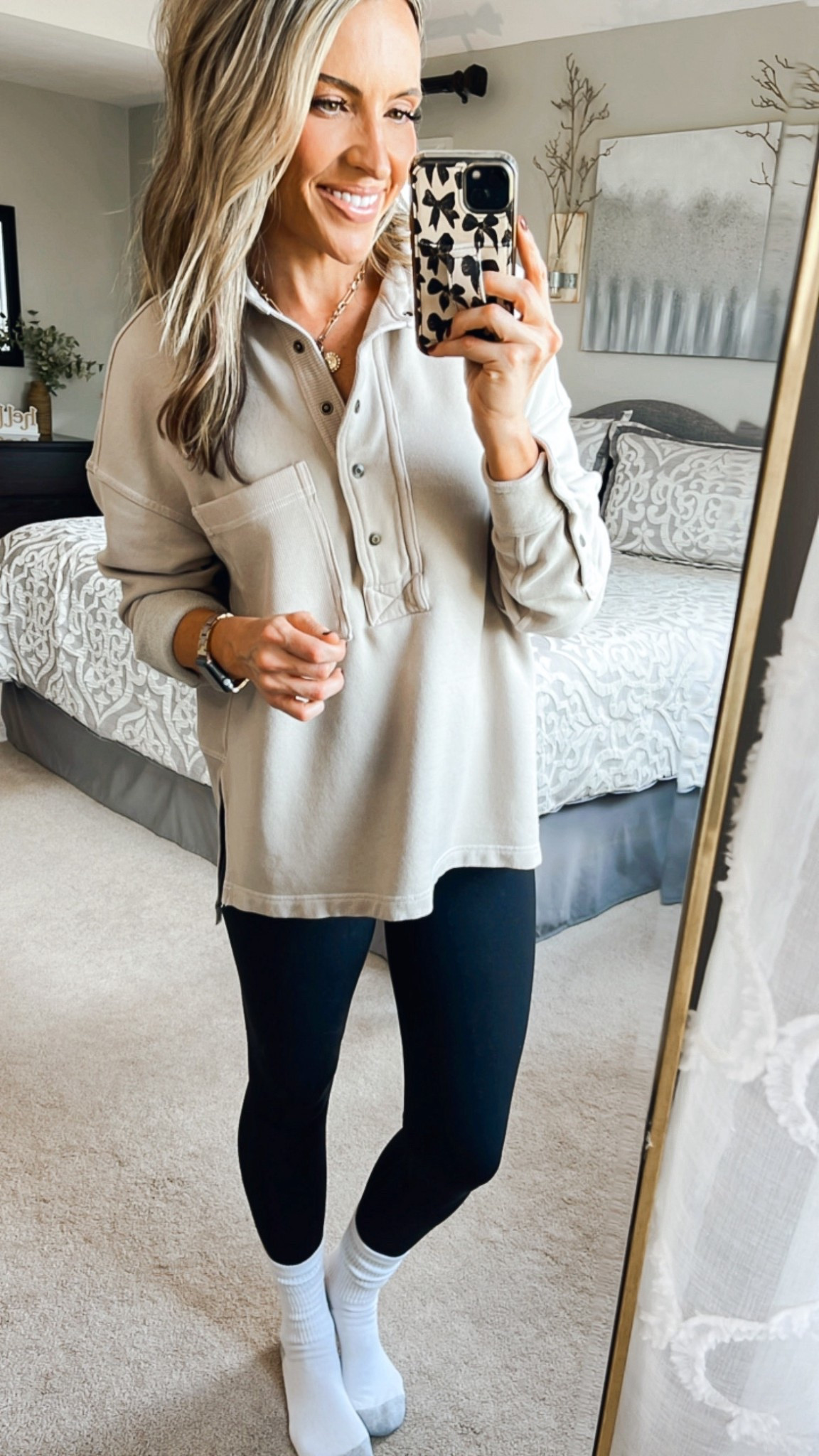 Aerie new arrivals are so cute and COMFY for fall! 
I’m wearing xxs. Runs oversized. 
#LTKFallSale 

#LTKStyleTip #LTKSaleAlert