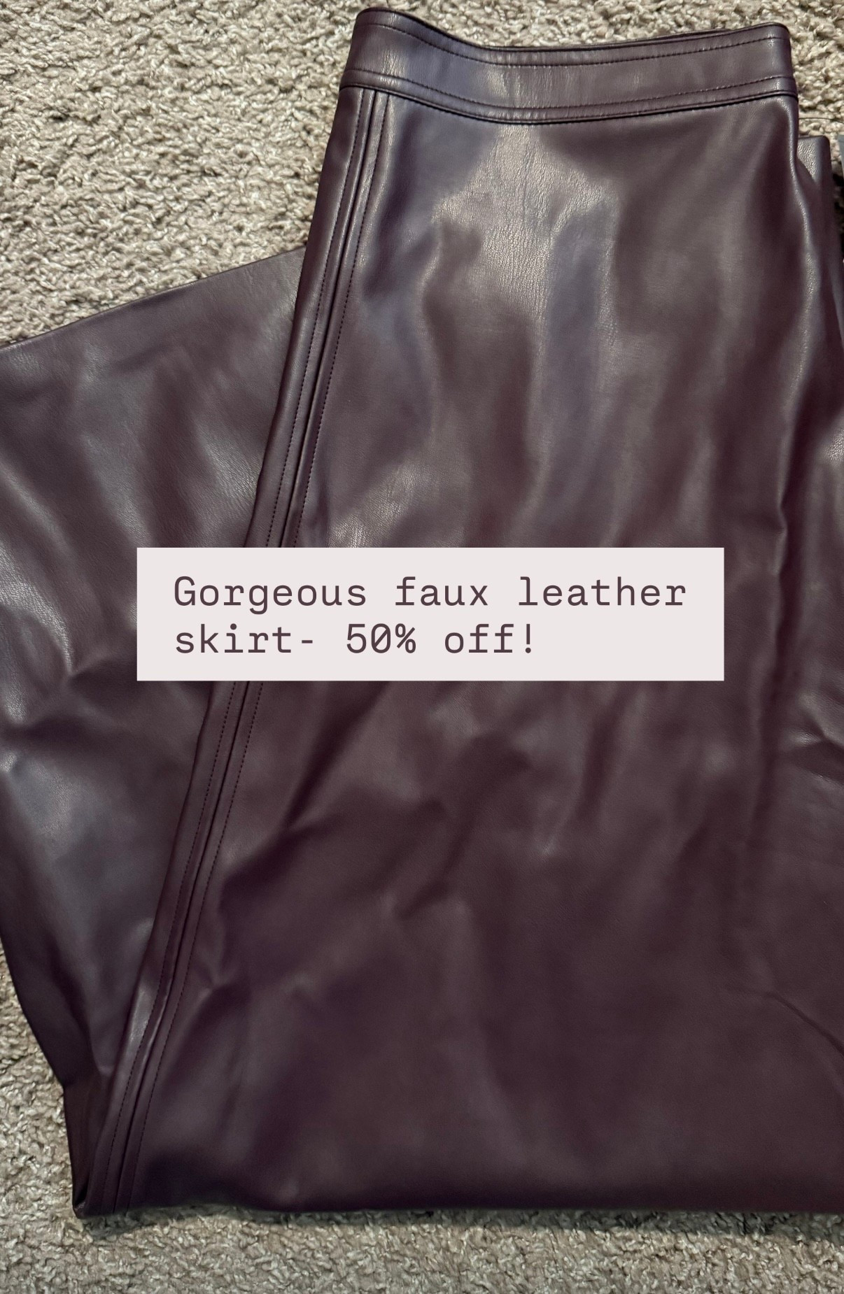 Nordstrom sale, Nordstrom style, Faux A-line leather skirt, Vince Camuto, sale finds, Fall style

#LTKStyleTip #LTKFallSale #LTKFindsUnder100