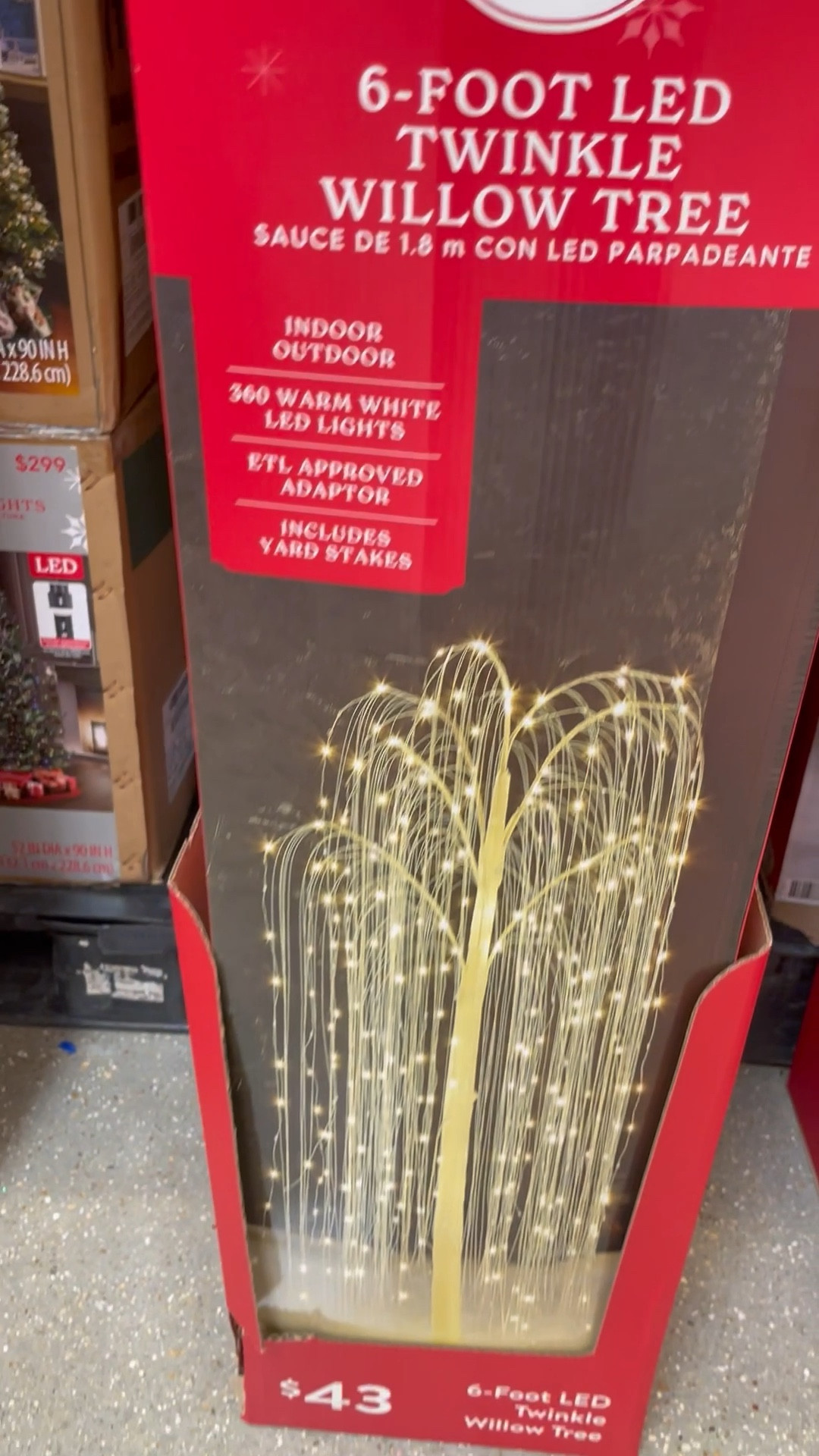 Light up yard trees for Christmas Decorations  

#LTKSeasonal #LTKunder50 #LTKHoliday