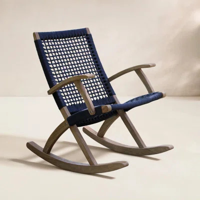 Outdoor Brayson Rocking Solid Wood Chair | Wayfair North America