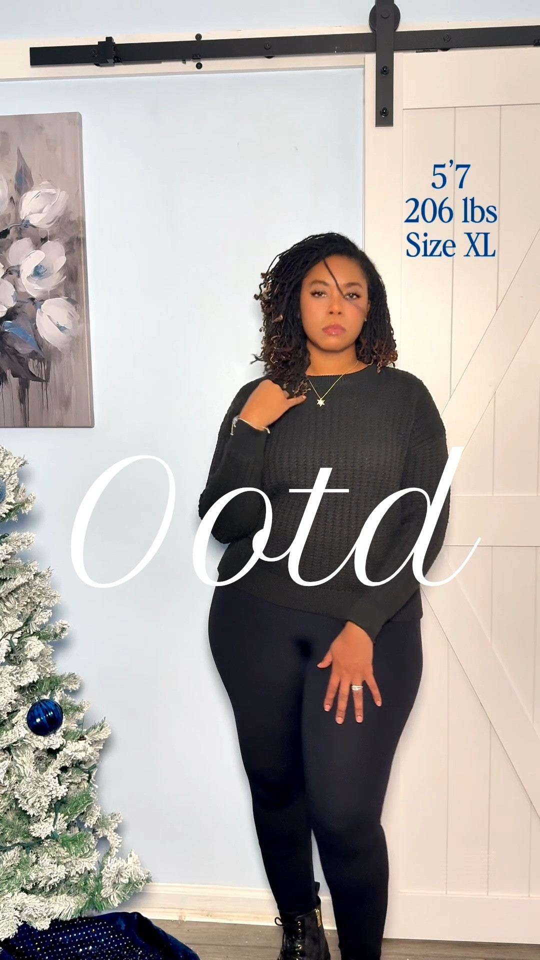 This Time and Tru textured knit sweater has become my winter obsession—the soft, chunky stitch is cozy without being heavy, and those oversized sleeves make me feel effortlessly stylish even on fibromyalgia pain days when I need comfort first. I live in these Amazon butt lifting thermal leggings too—they smooth my tummy, lift my curves, and keep me warm without pinching, plus the pockets actually hold my phone and keys during mom errands. Paired with combat boots, it’s my perfect winter casual outfit for coffee runs, school pick-up, or casual dates—comfy, flattering, and ready for anything. Shop the full look on my LTK!
Top #KnitSweaterOOTD #ButtLiftingLeggings #CombatBootsStyle #WinterMomFashion #LTKWinterLooks @walmart 

#LTKPlusSize #LTKMidsize #LTKootd