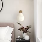 Sculptural Ribbed Sconce | West Elm (US)