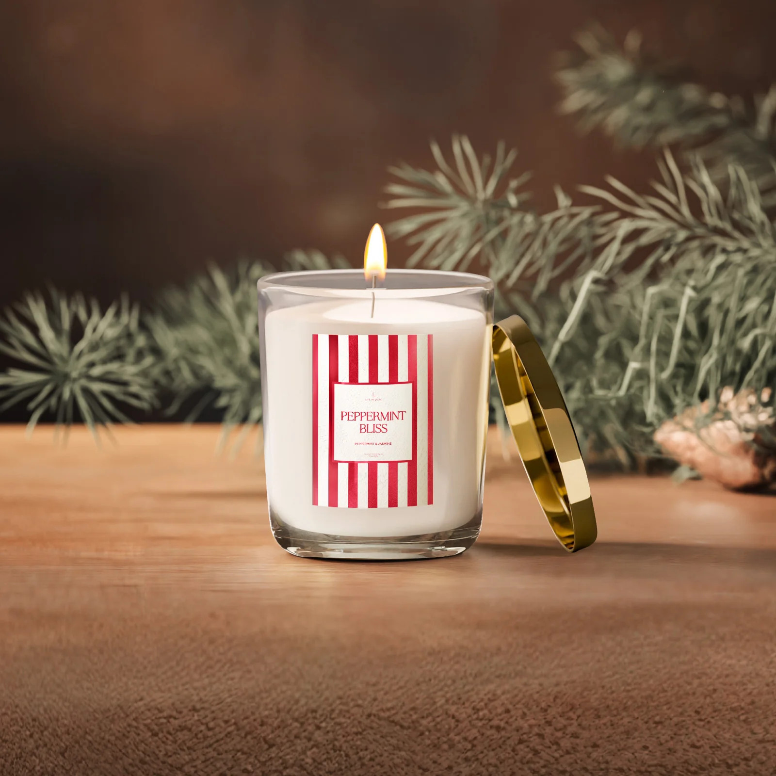 Peppermint Bliss Candle - Ships 11/20 | Life In Lilac