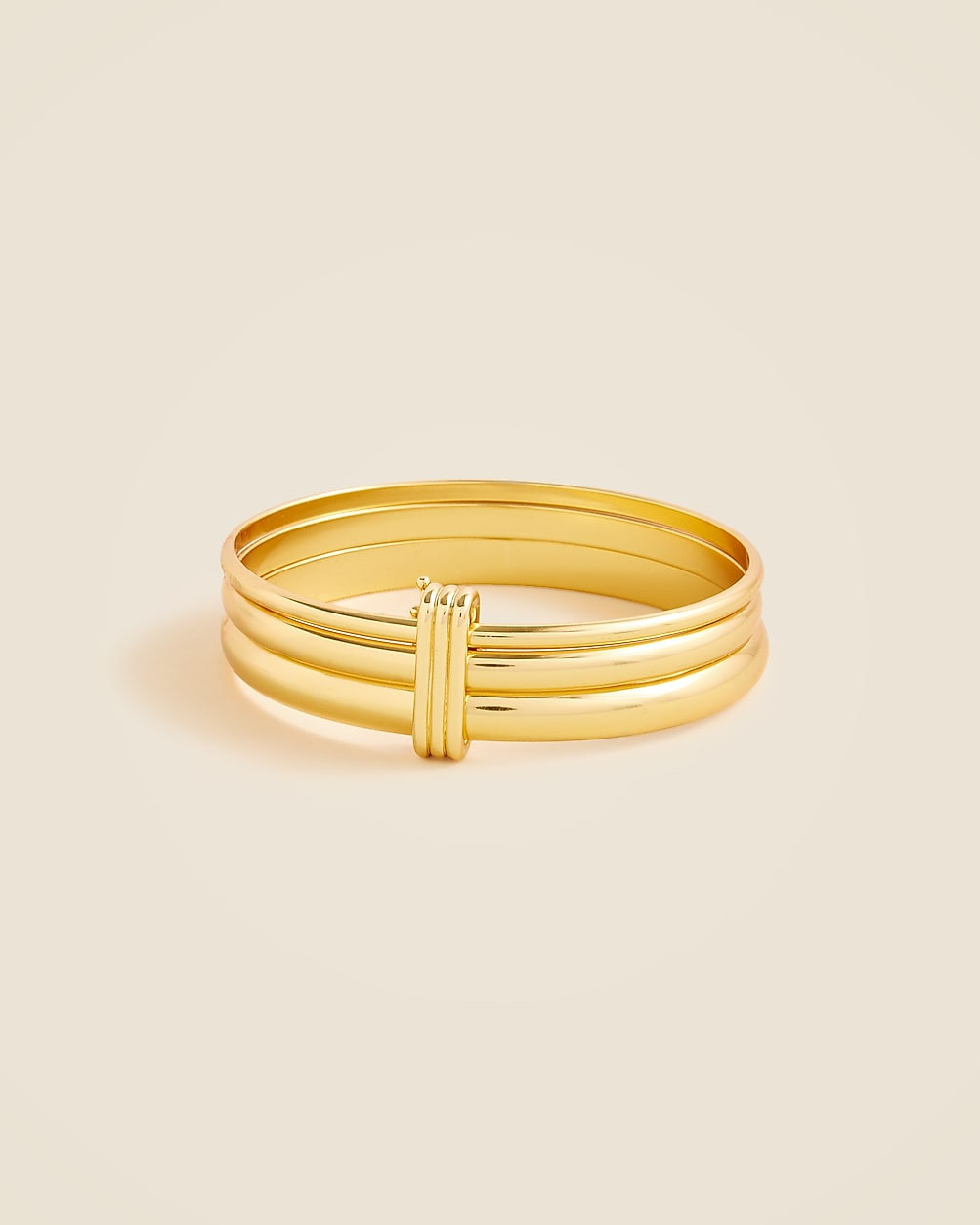 Layered metallic cuff bracelets set-of-three | J. Crew US