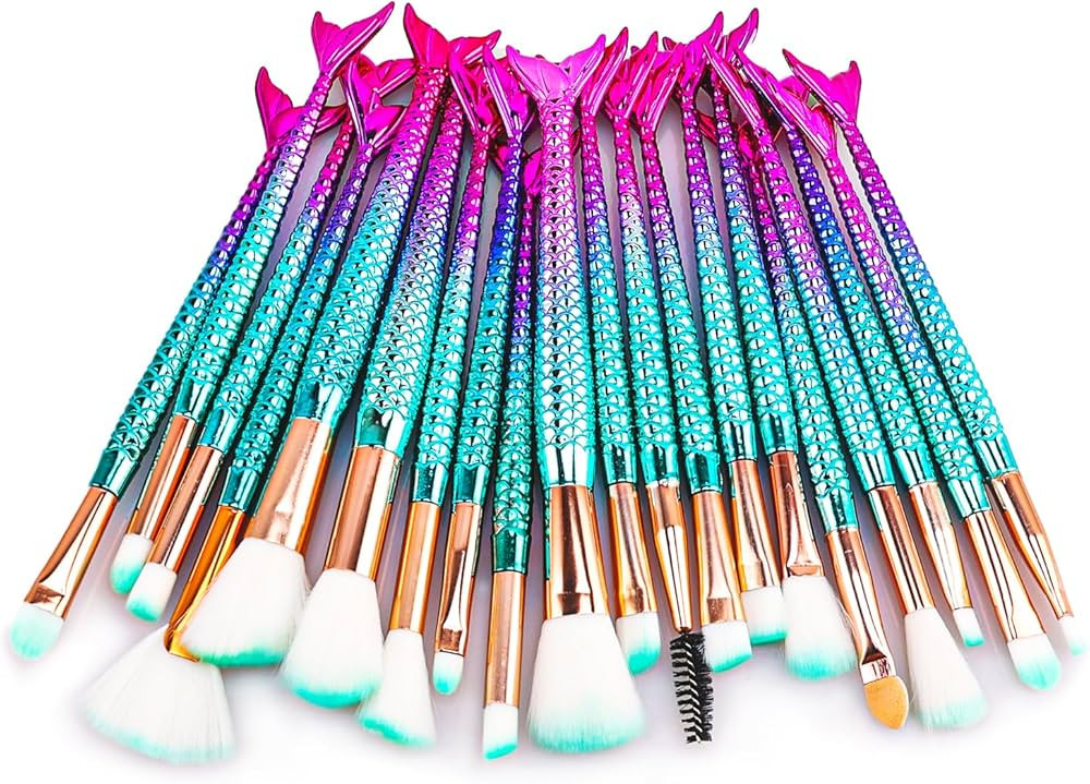 NICEMOVIC Stocking Stuffers for Girls, 20PCS Princess Kids Makeup Brushes Sets, Teen Girl Gifts T... | Amazon (US)