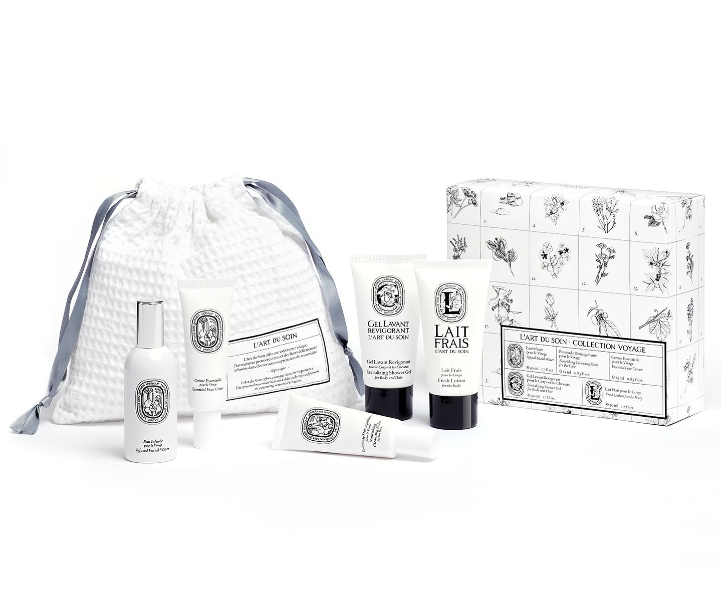 The Art of Face and Body Care Travel Set | Diptyque (UK)