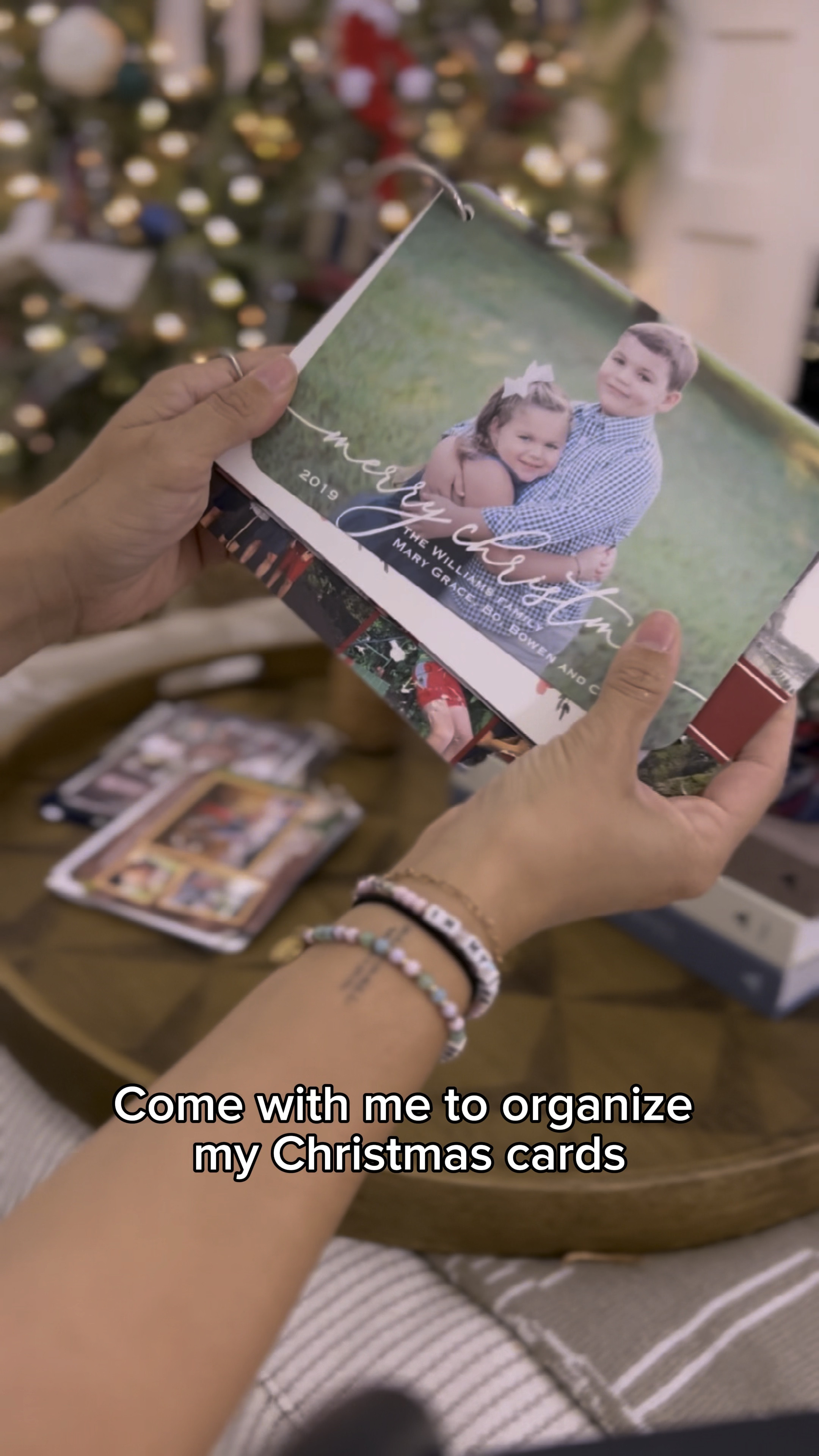 Easy Christmas card hack. Save holiday cards  

#LTKstyletip #LTKHoliday #LTKfamily