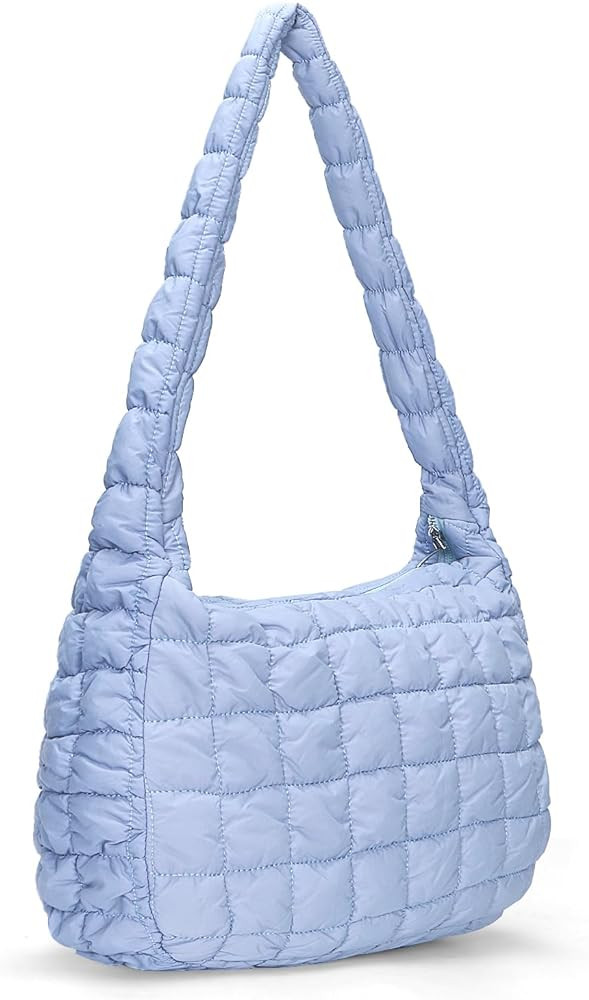 YFGBCX Quilted Tote Bag for Women Puffer Bag Quilted Bag Lightweight Puffy Tote Bag Quilted Paddi... | Amazon (US)