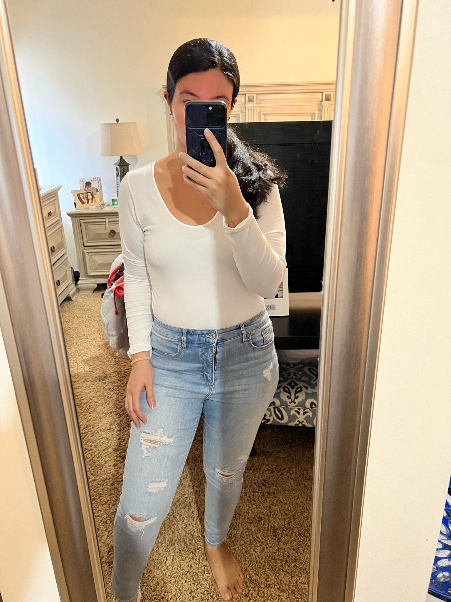 Uniform🌹 // bodysuit and jeans from Sofia Vergara line at Walmart! Her jeans are amazing

#LTKstyletip #LTKsalealert #LTKunder100