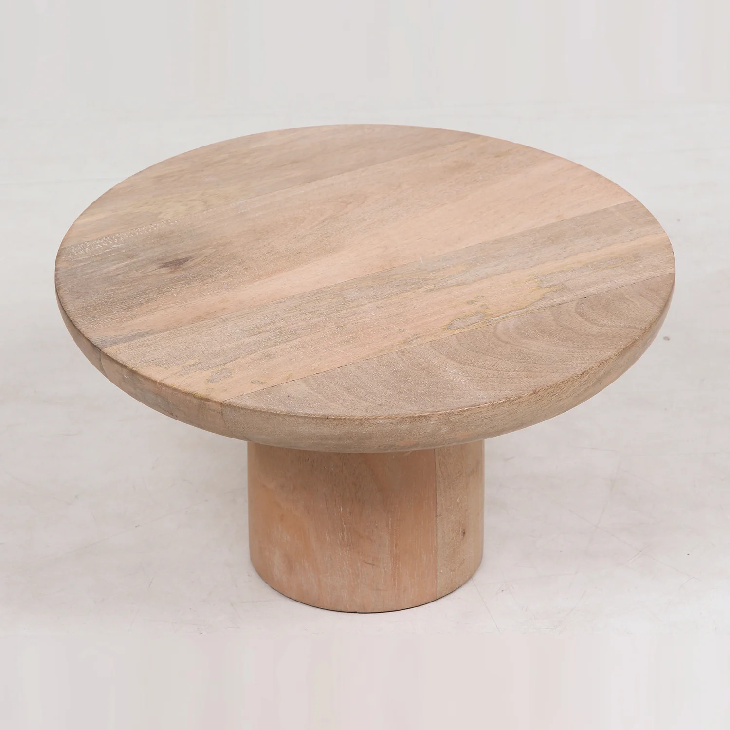 Charlotte Wood Serving Pedestal – Handcrafted | CG Hunter