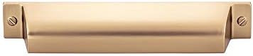 Channing Cup Pull Color Honey Bronze - Top Knobs 5" Length Barrington Coll Contemporary Transitio... | Amazon (US)