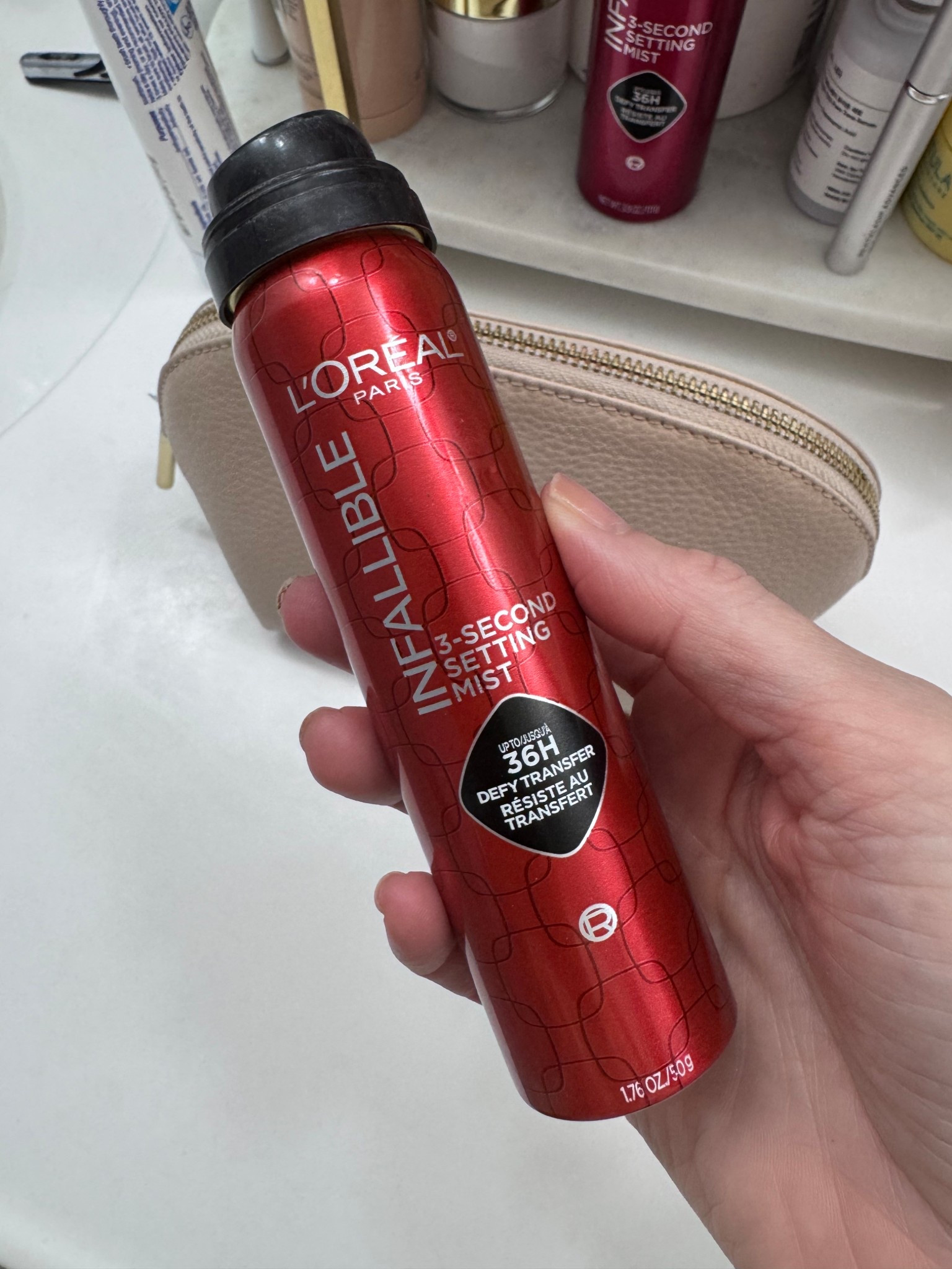 #ad
#LorealParisPartner #LorealParisMakeup #TargetPartner
#Target
@Target
@targetstyle
@lorealparis

Holiday travel doesn’t mean sacrificing your look.
Just a few spritzes of the L’Oreal Paris Infallible Setting Spray keeps my makeup in place all day long—even keeps my white baseball hat clean. 🙌🏼
I grabbed mine (plus snacks + road trip drinks 🥤) right from Target online, so I’m ready to hit the road looking fresh and feeling confident. 🚗💋
Shop it via my LTK or at Target!
#TargetPartner #paidlink #HolidayTravel #MidlifeBeauty #MakeupOver40 #BeautyTips #TravelReady #MakeupMustHave #MakeupThatLasts #LOrealParis #TravelBeauty #TargetBeauty #HolidayReady

#LTKStyleTip 
@shop.LTK #liketkit LTK added after draft is published 

#LTKBeauty #LTKOver40 #LTKHoliday