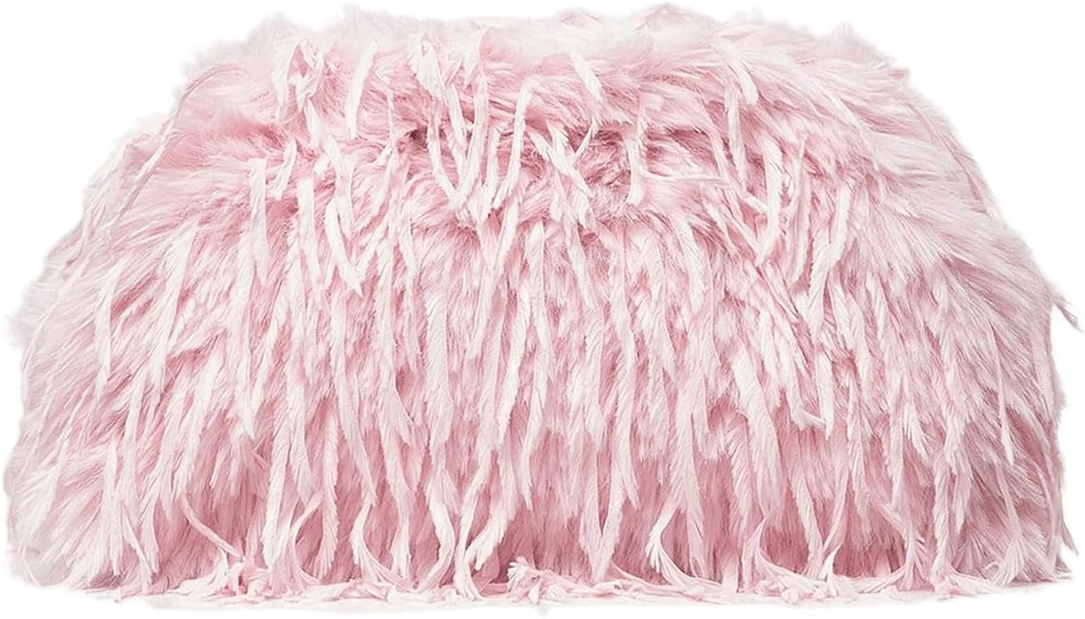 Verdusa Women's Fuzzy Handbags Clutch Purses Y2k Furry Plush Evening Bags | Amazon (US)