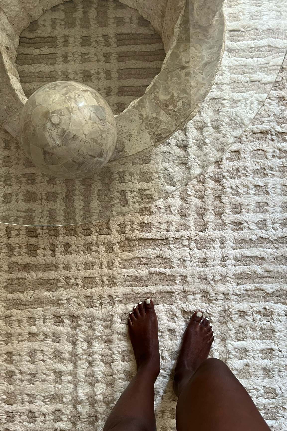 Beige Shaggy Crosshatch 7' 6" x 9' … curated on LTK