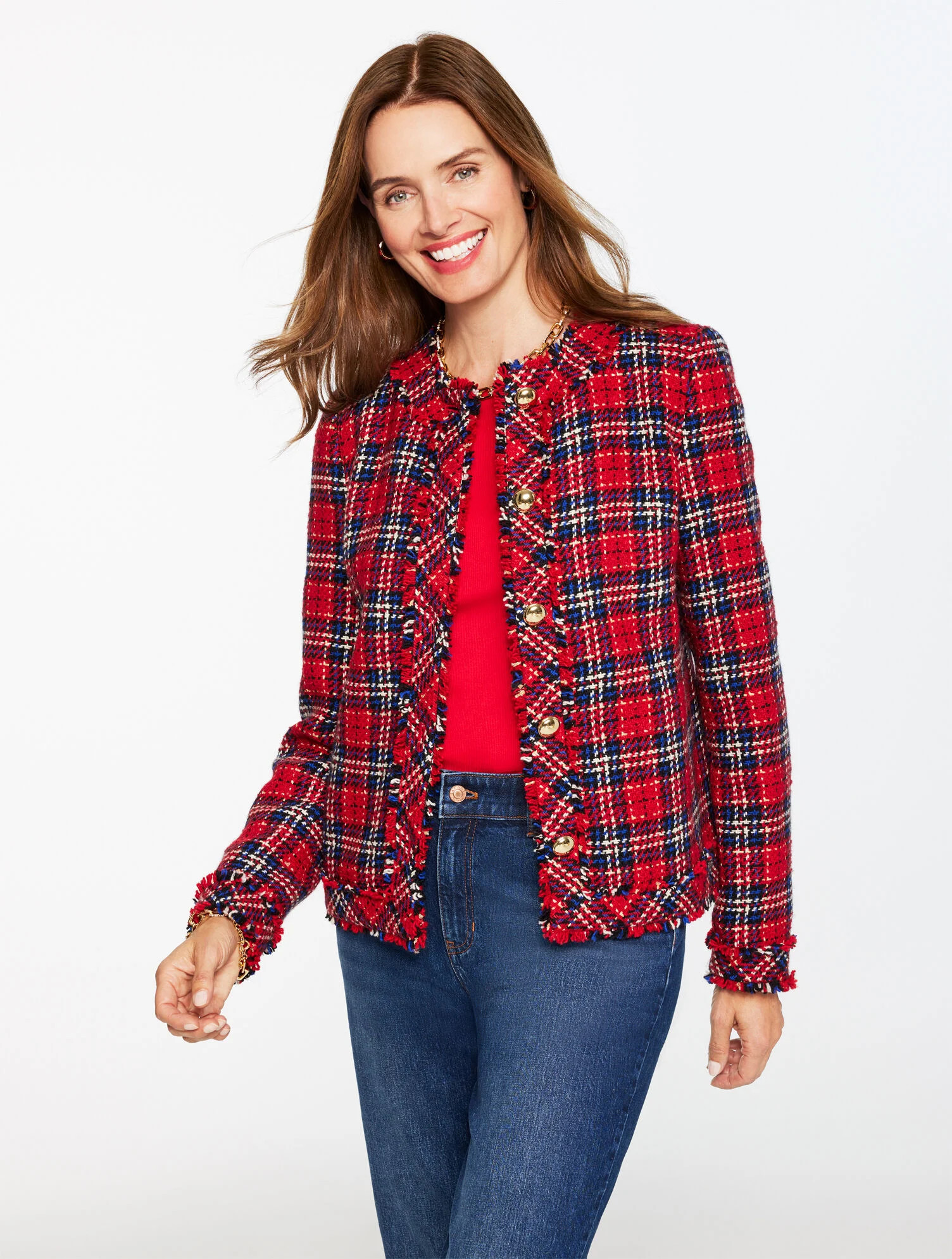 Lady Jacket - Cupid Tartan | Talbots