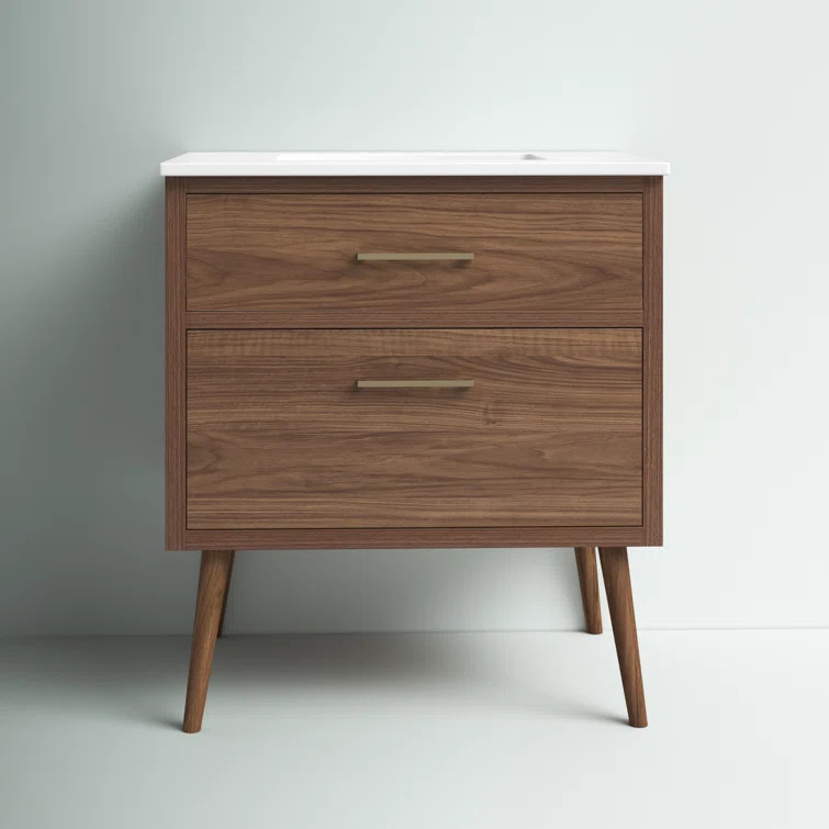 Burkley 30'' Single Bathroom Vanity Set | Wayfair North America