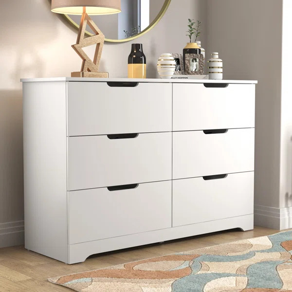 Aroob 6 Drawer Dresser 47.24'' W | Wayfair North America