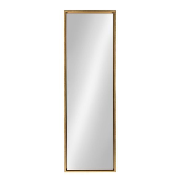 18" x 58" Evans Free Standing Floor Mirror with Easel Gold - Kate and Laurel | Target