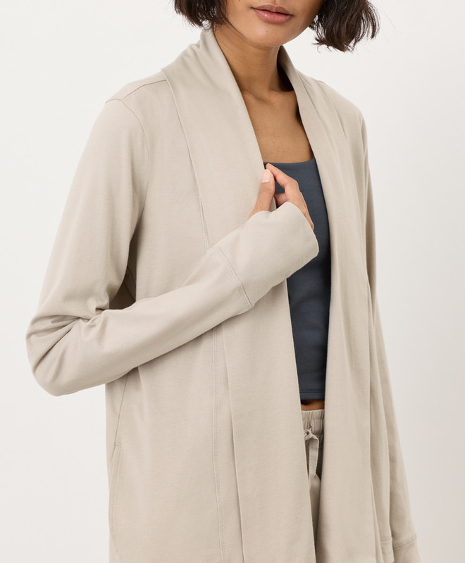 Organic Luxe Essential Swing Cardigan | Pact Apparel