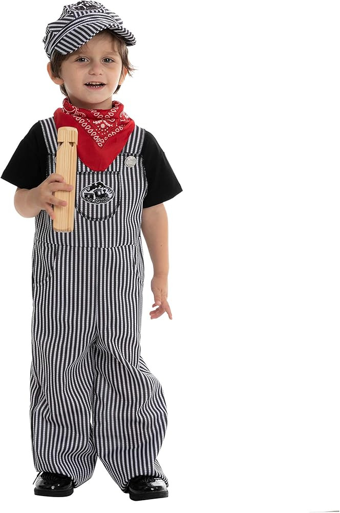 Spooktacular Creations Kids Train Engineer Costume, Unisex Railroad Train Engineer Costume for Ki... | Amazon (US)