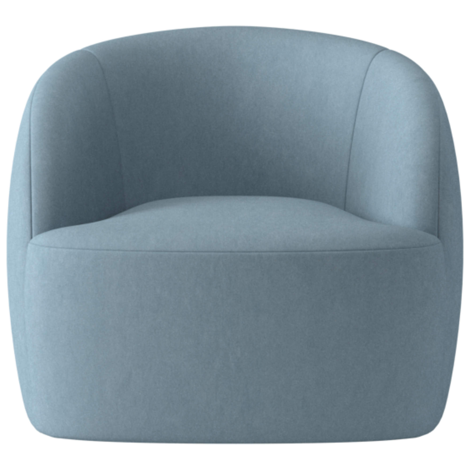 Gwyneth Ivory Boucle Swivel Chair by goop + Reviews | CB2 | CB2