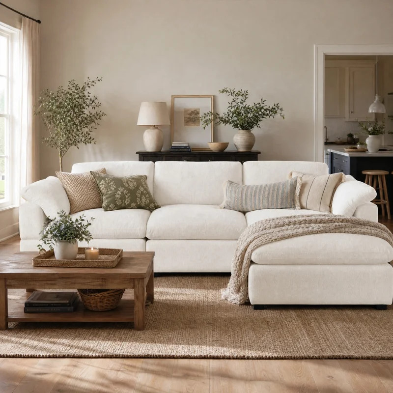 Alyciana Upholstered Sectional Reversible | Wayfair North America