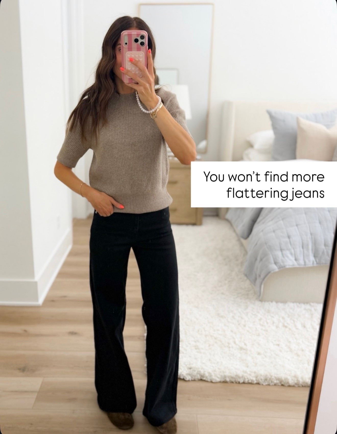 I'm wearing size XS in top, size 2 in jeans.

#LTKOver40 #LTKootd